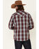 Moonshine Spirit Men's Sun Downer Large Plaid Long Sleeve Snap Western Shirt , , hi-res