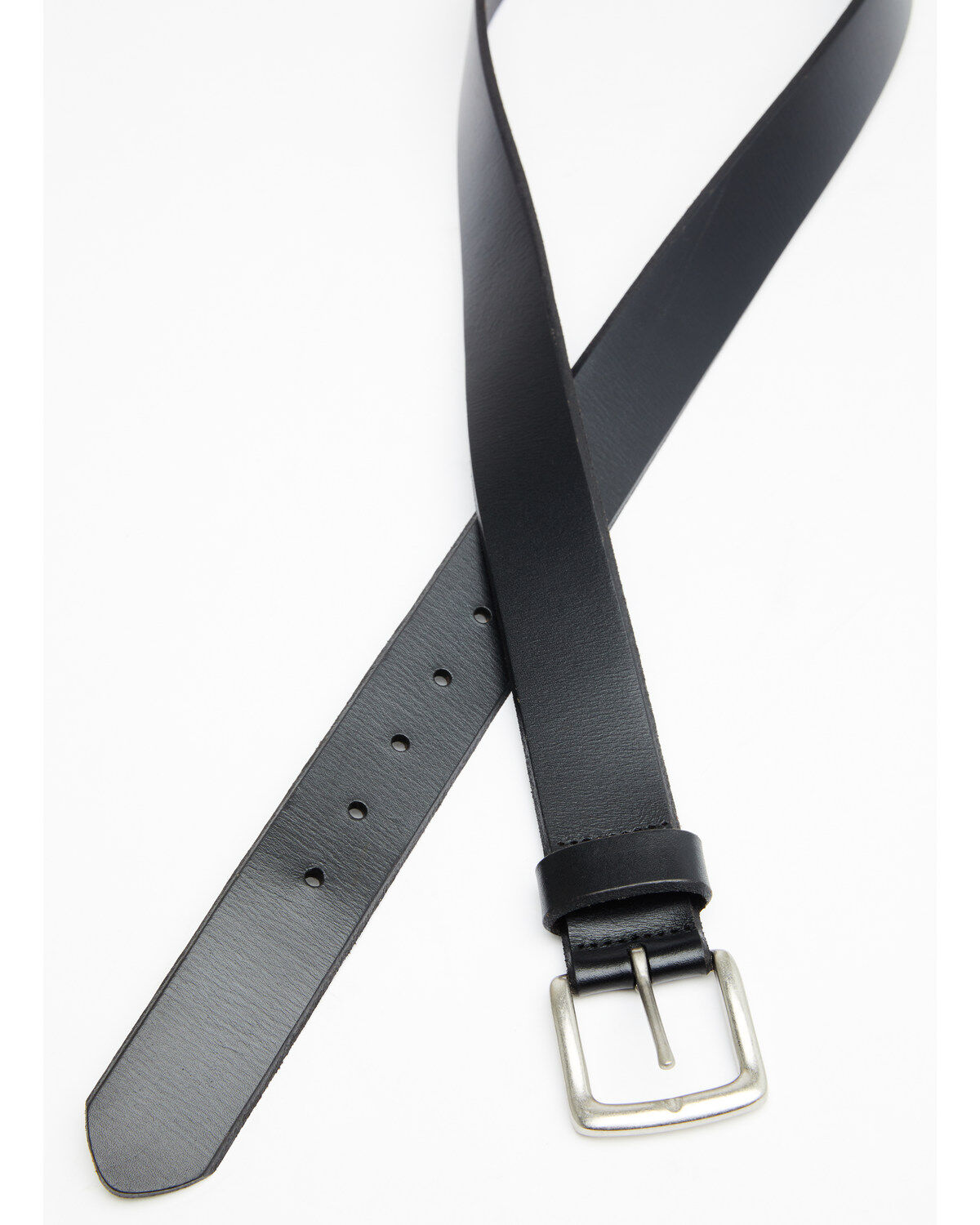 Image #2 - Hawx Men's English Bevel Work Belt, Black, hi-res
