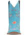 Image #4 - Dingo Women's Sugar Bug Suede Fashion Booties - Round Toe, Blue, hi-res
