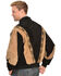 Image #3 - Scully Men's Two-Toned Boar Suede Rodeo Jacket, Black, hi-res