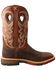 Twisted X Men's Waterproof Western Work Boots - Alloy Toe, Brown, hi-res