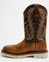 Image #3 - Cody James Men's 11" Pull-On Work Boots - Steel Toe, Brown, hi-res