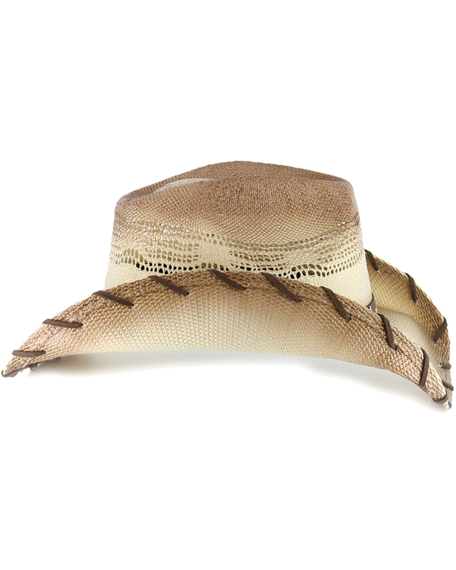 Image #5 - Cody James® Saddle Straw Cowboy Hat, Brown, hi-res