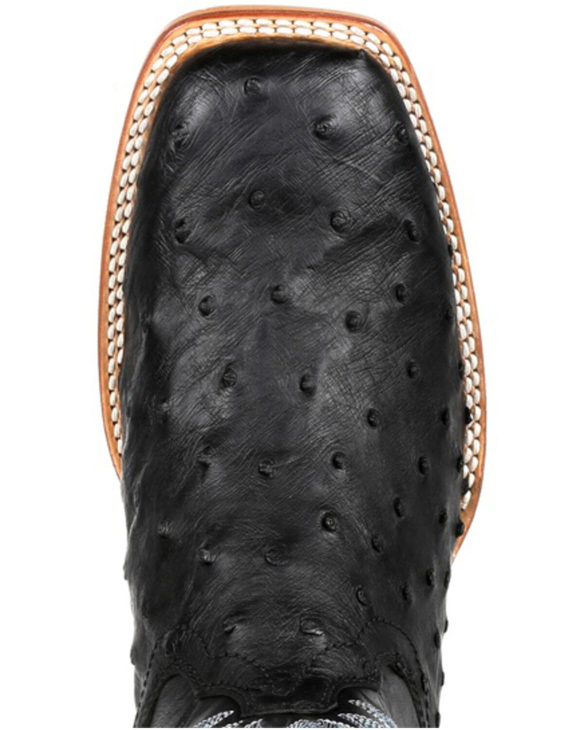 Image #6 - Durango Men's Full-Quill Ostrich Western Boots - Square Toe, , hi-res
