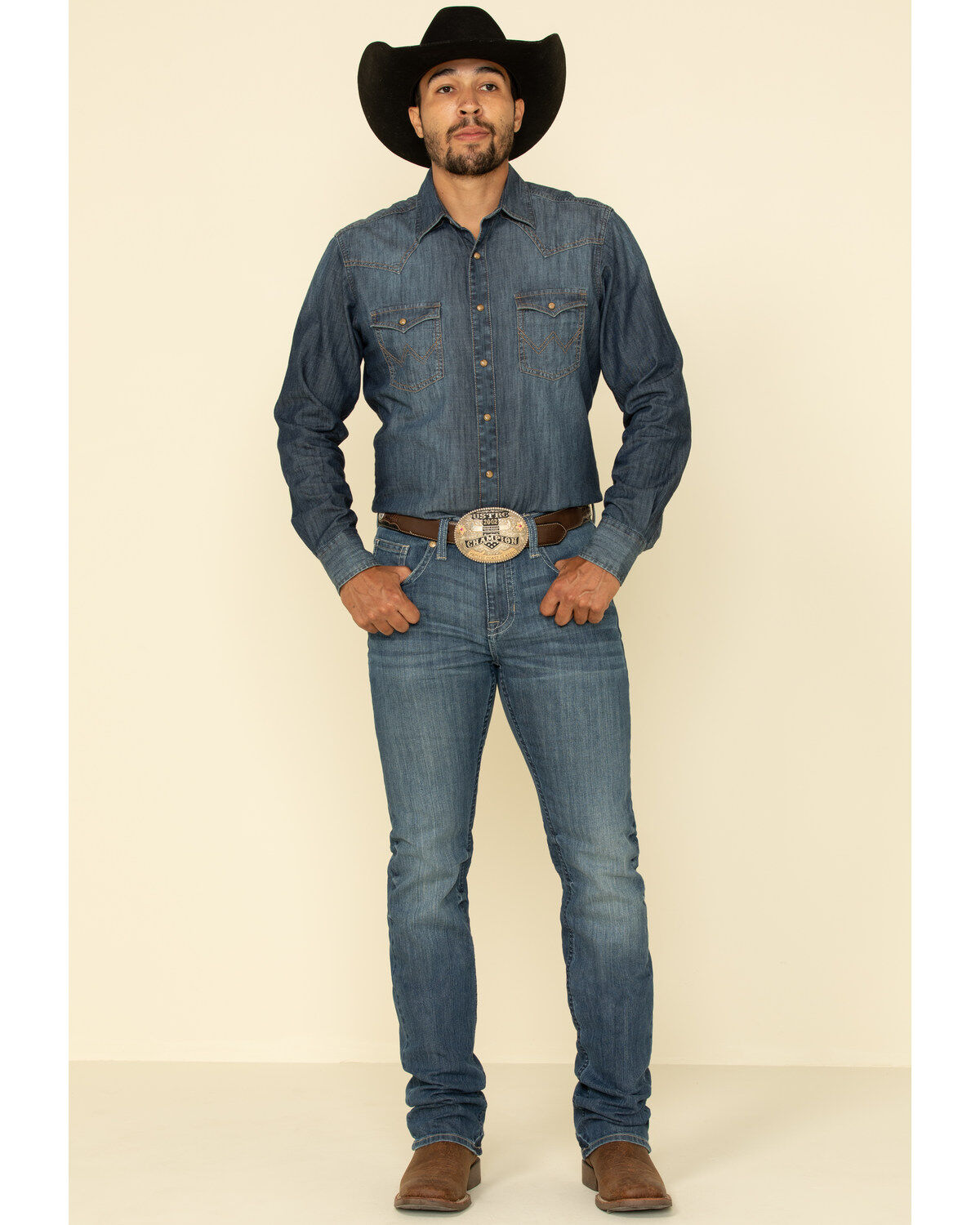 Image #2 - Cody James Men's Fisticuff Stackable Medium Wash Stretch Straight Jeans, , hi-res