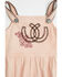 Image #2 - Shyanne Toddler Girls' Embroidered Faux Suede Sleeveless Dress, Blush, hi-res