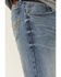 Wrangler 20X Men's Misty Vintage Light Wash Stretch Slim Bootcut Jeans , Blue, hi-res