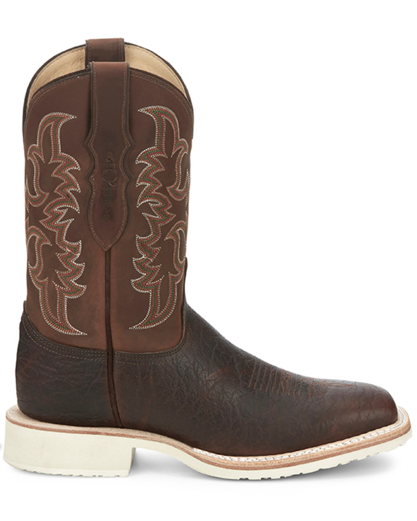 Justin Men's Western Boots Broad Square Toe
