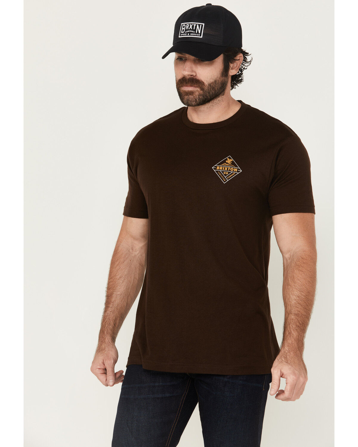 Product Name:  Brixton Men's Boot Barn Exclusive Soaring Summit Short Sleeve Graphic T-Shirt