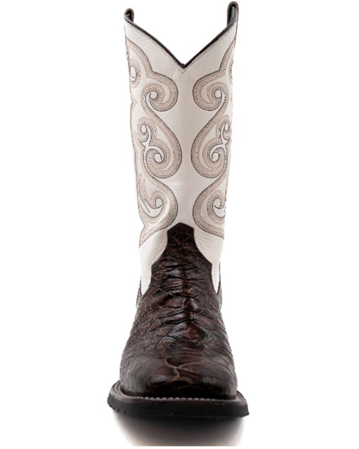 Image #4 - Ferrini Men's Kai Performance Western Boots - Broad Square Toe, Chocolate, hi-res