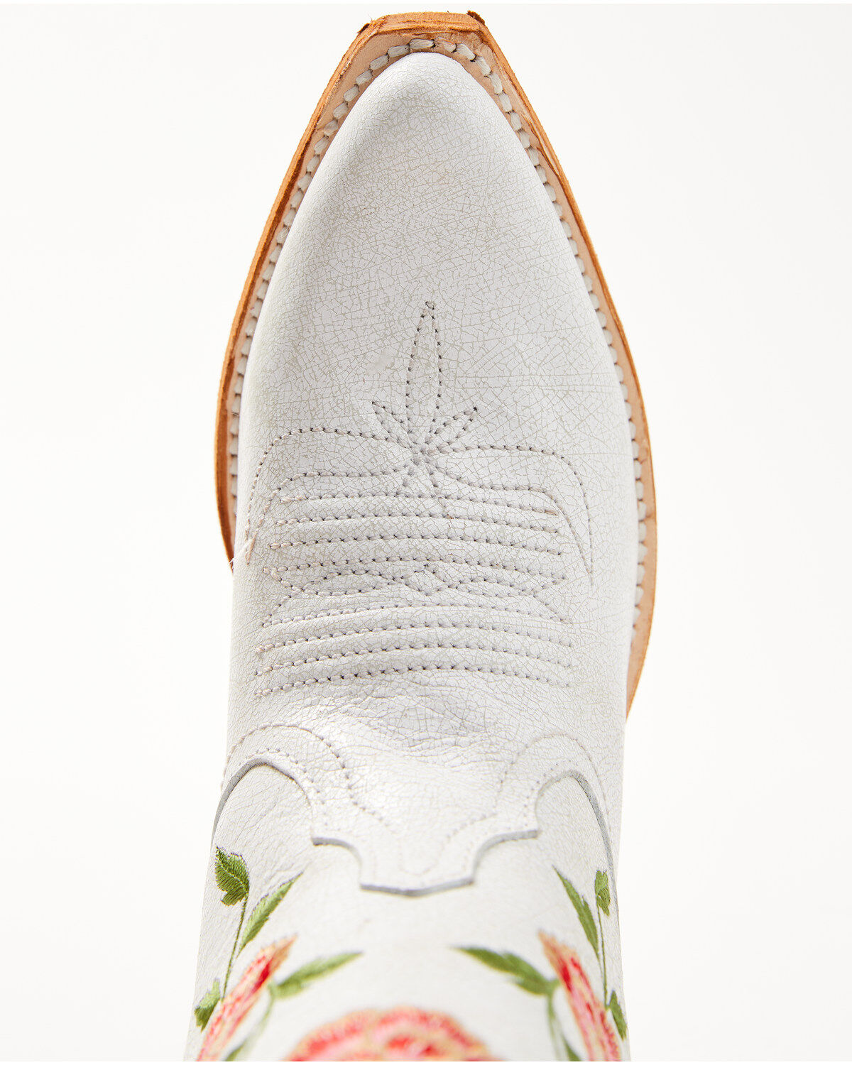 Image #6 - Liberty Black Women's Vicky Floral Embroidered Western Boot - Snip Toe, White, hi-res
