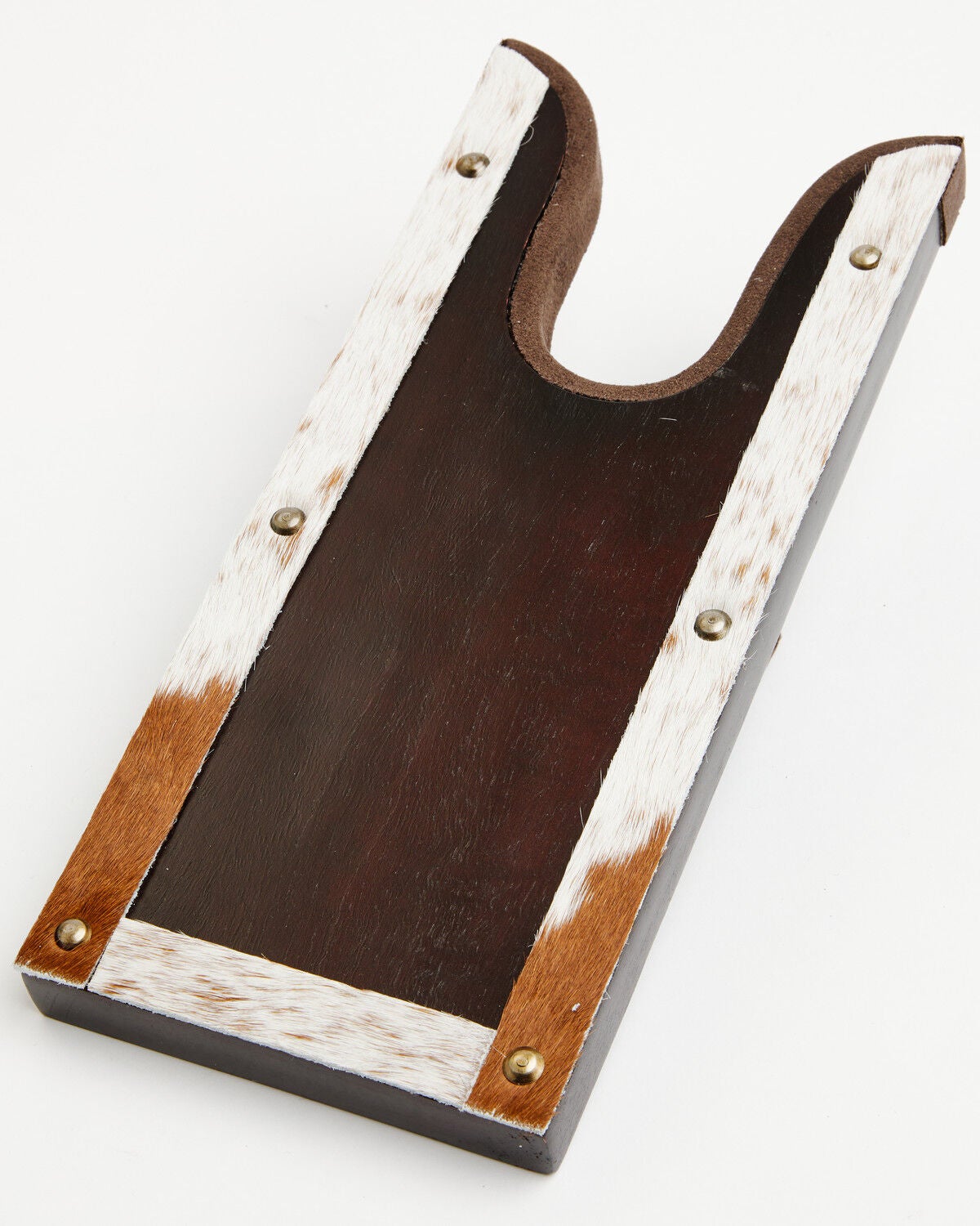 Boot Barn Beaumont Hair-On Boot Jack, Dark Brown, hi-res