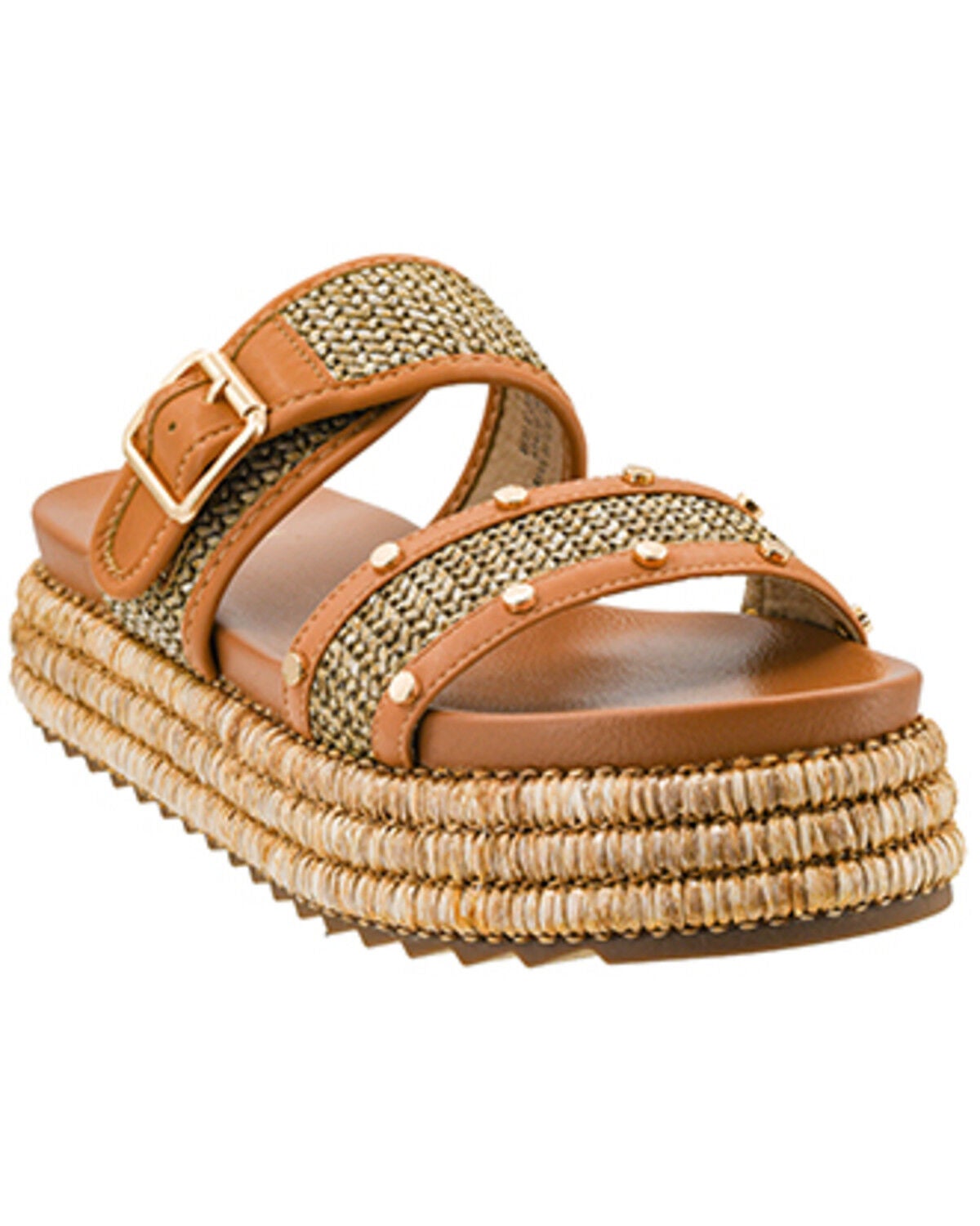 Corkys Women's Walk of Shame Platform Sandals, Tan, hi-res