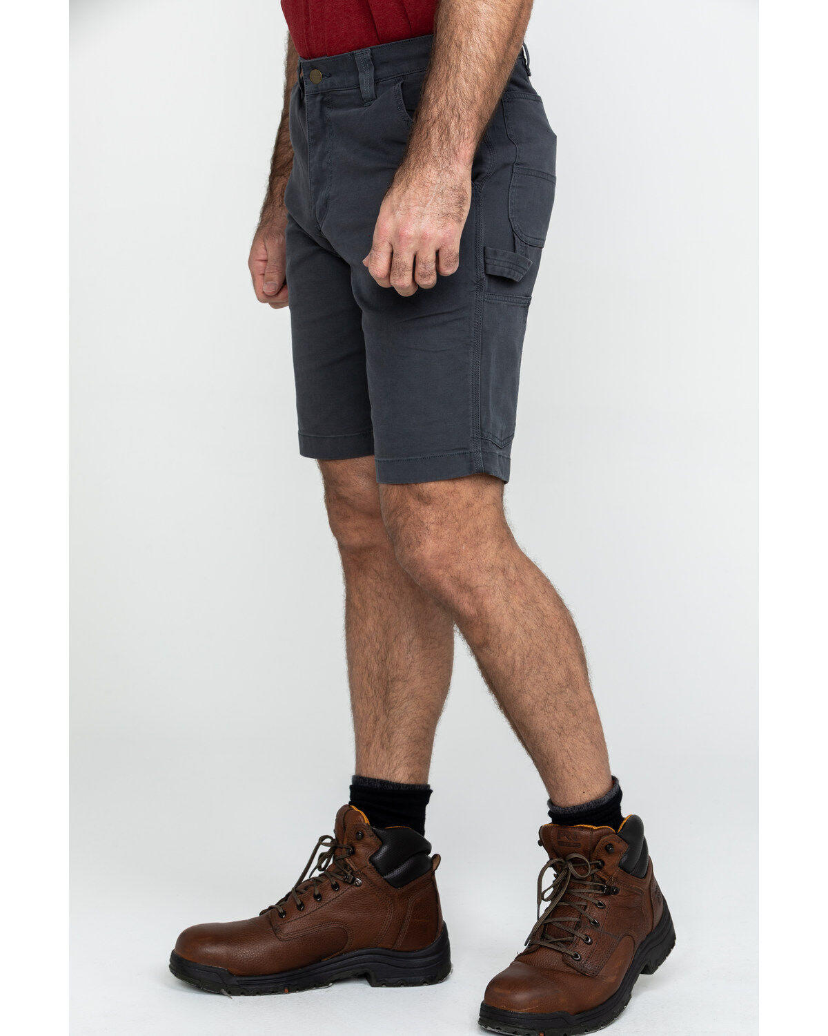 Image #3 - Carhartt Men's 11" Rugged Flex Dungaree Rigby Work Shorts, Dark Grey, hi-res