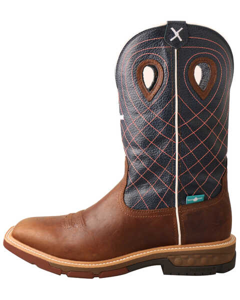 Image #3 - Twisted X Men's Waterproof CellStretch Western Work Boots - Alloy Toe, Brown, hi-res