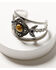 Image #1 - Shyanne Women's Monument Valley Silver Medallion Cuff Bracelet, Silver, hi-res
