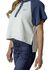 Image #2 - Kimes Ranch Women's Colorblock Short Sleeve 1/4 Button-Down Tee, Blue, hi-res