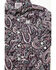 Image #2 - Cinch Infant Boys' Paisley Print Long Sleeve Button-Down Western Shirt, Purple, hi-res