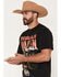 Image #2 - Morgan Wallen Men's Front Hit Short Sleeve Graphic T-Shirt, Black, hi-res