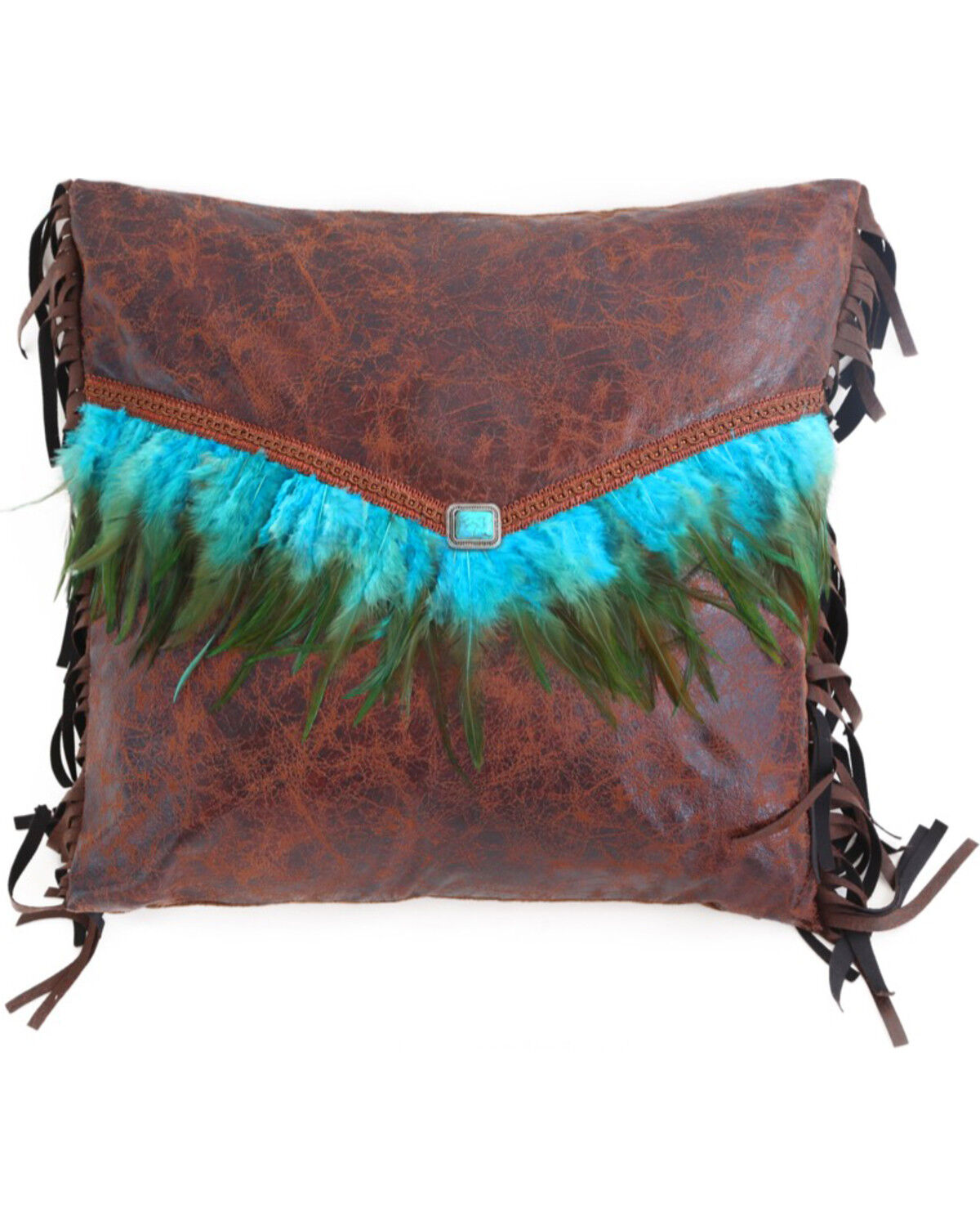 Image #1 - Carstens Mojave Sunset Envelope Pillow, Turquoise, hi-res