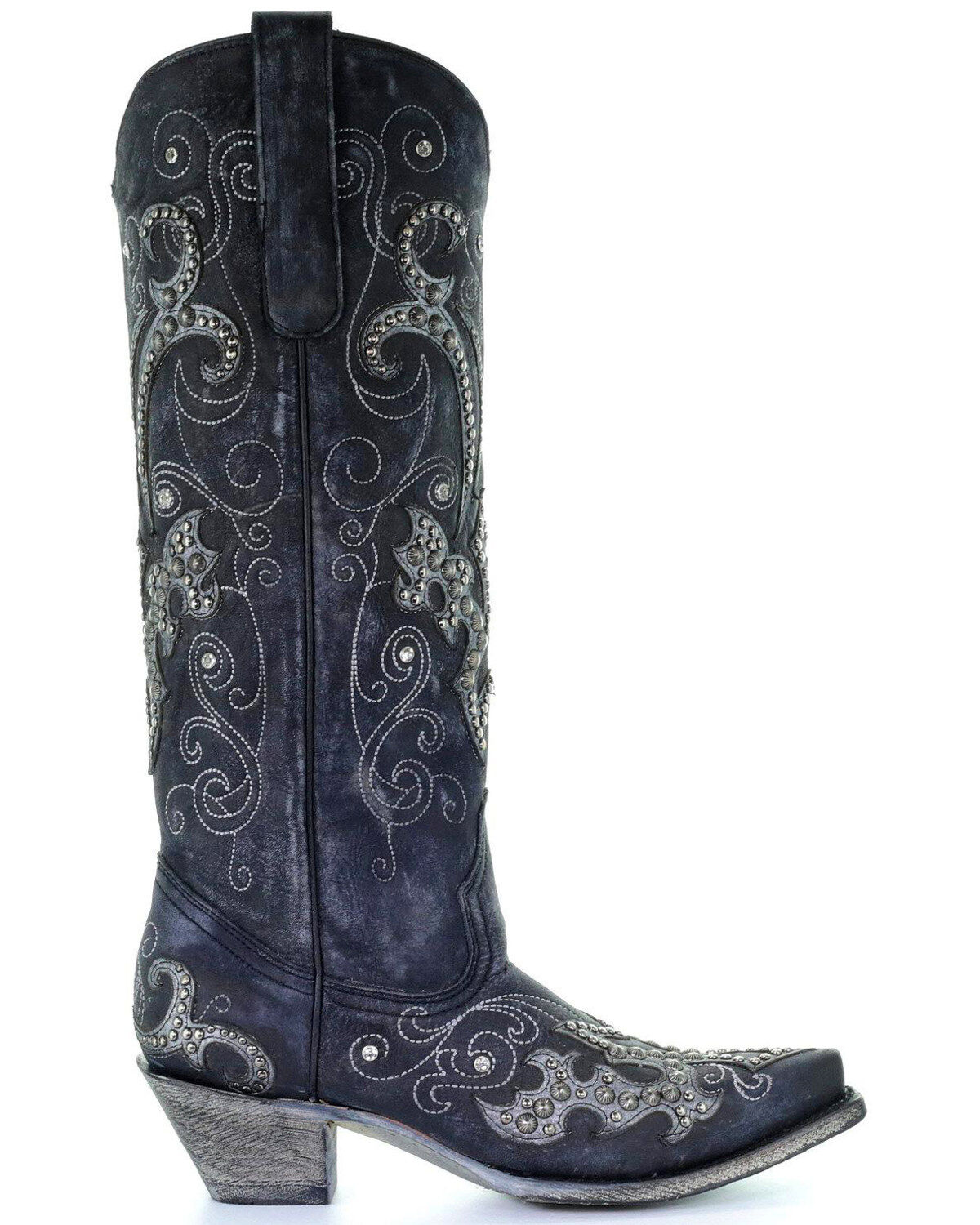 Corral Women's Tall Studded Overlay \u0026 