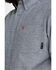 Image #3 - Ariat Men's FR Solid Durastretch Long Sleeve Work Shirt , Navy, hi-res