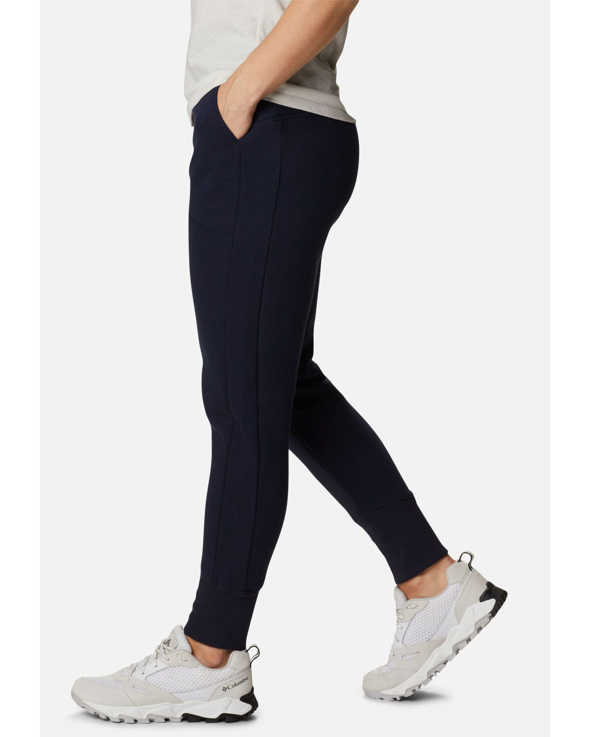 Image #2 - Columia Women's Lodge Knit Joggers, Navy, hi-res