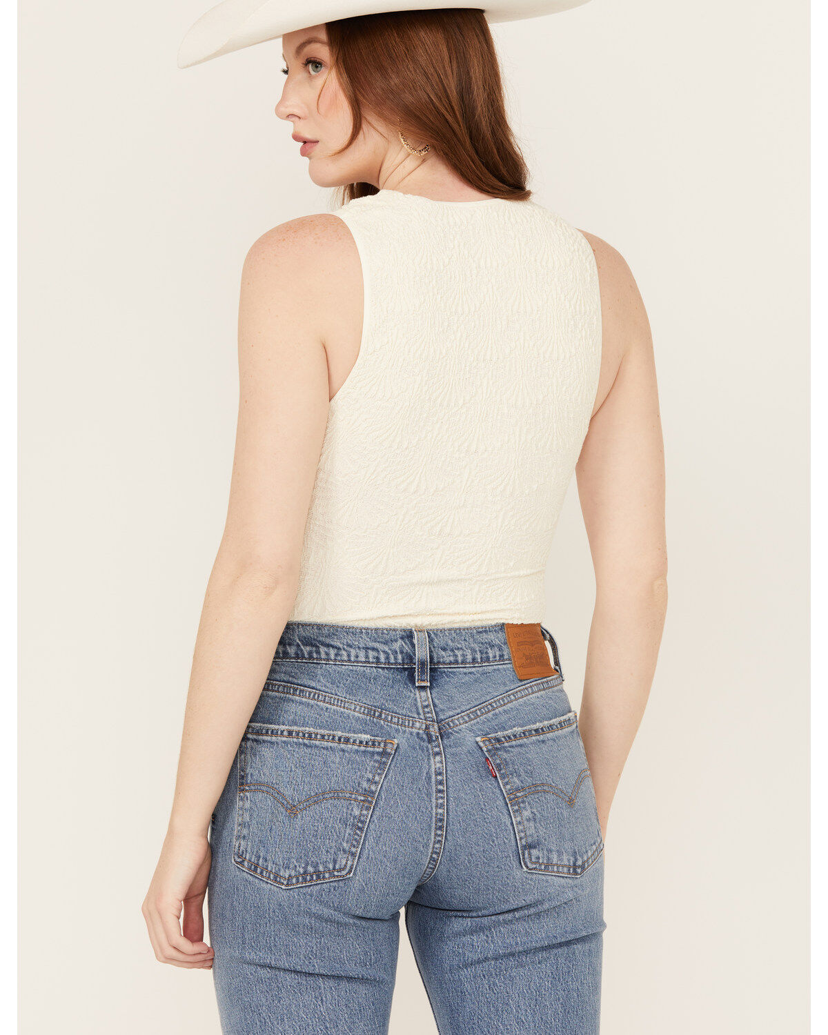 Image #4 - Free People Women's Love Letter Sweetheart Tank, Ivory, hi-res