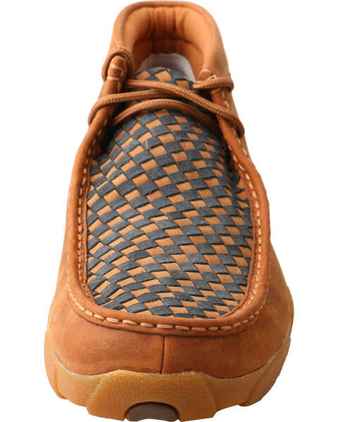 Image #4 - Twisted X Men's Driving Moc Toe Shoes, Brown, hi-res