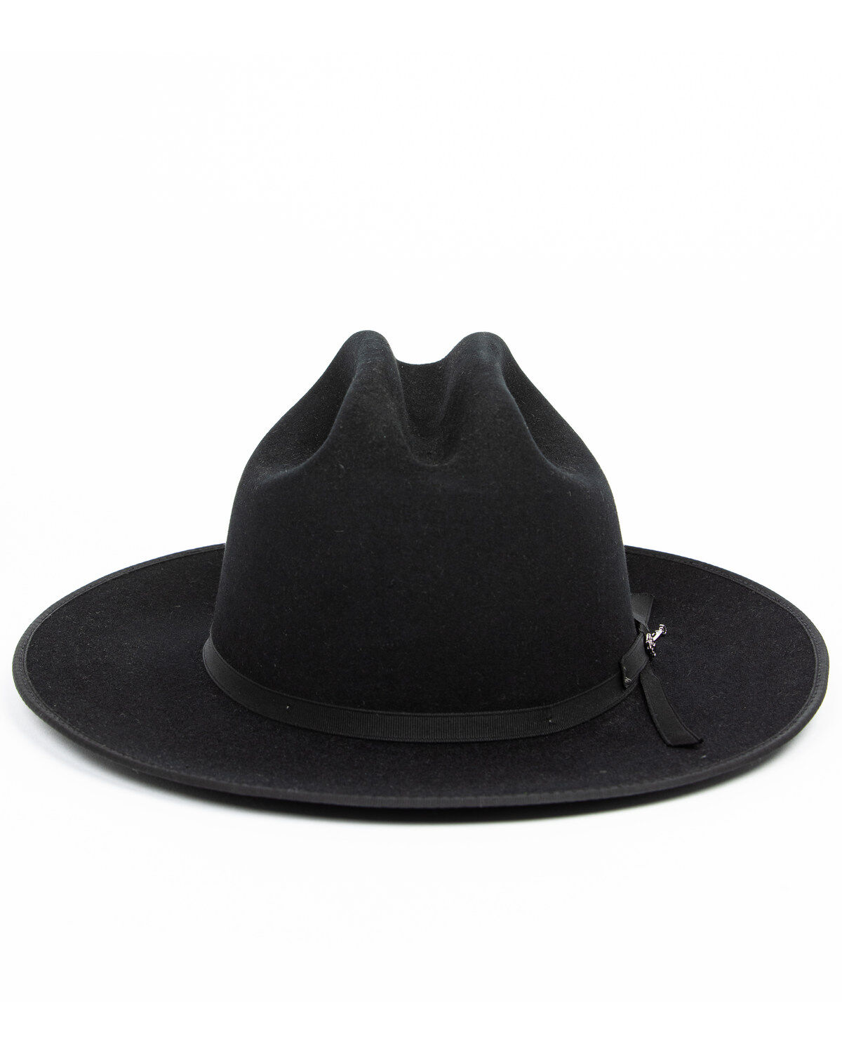 Image #4 - Stetson Open Road 6X Felt Western Fashion Hat, Black, hi-res