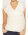 Image #3 - Shyanne Women's Lizlane Lace Short Sleeve Shirt, Cream, hi-res