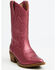 Image #1 - Shyanne Girls' Harper Metallic Western Boots - Round Toe, Pink, hi-res