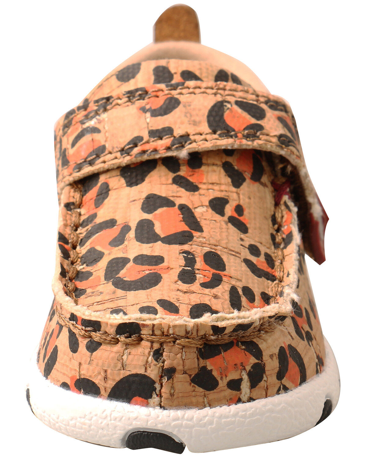 Image #5 - Twisted X Infant Girls' Leopard Print Driving Mocs, Tan, hi-res