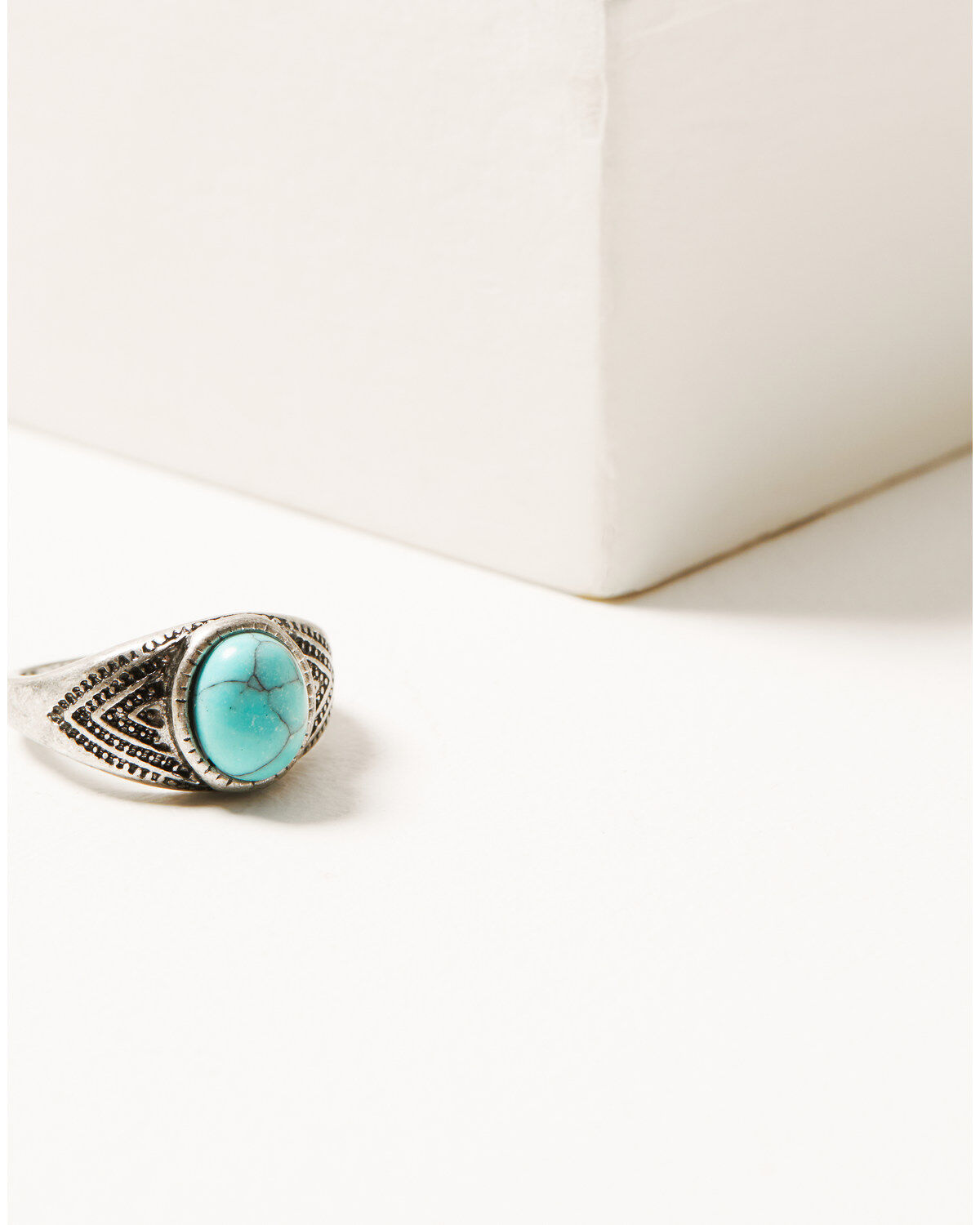 Image #3 - Shyanne Women's Turquoise Cross 5pc Ring Set, Silver, hi-res