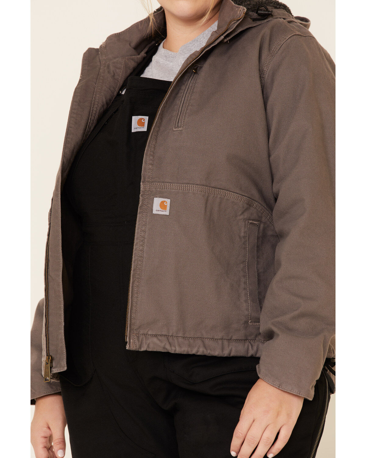 Image #3 - Carhartt Women's Full Swing Caldwell Duck Jacket - Plus, , hi-res