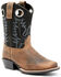 Cody James Boys' Brown Western Boots - Broad Square Toe, Brown, hi-res