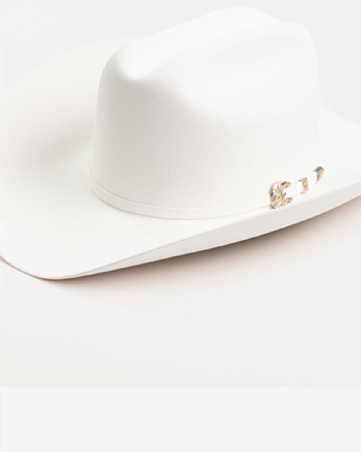 Larry Mahan Imperial 1000X Felt Cowboy Hat, White, hi-res