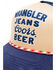 Image #2 - Wrangler X Coors Banquet Foam Trucker Ball Cap, Navy, hi-res