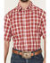 Image #3 - Wrangler Men's Wrinkle Free Plaid Print Short Sleeve Pearl Snap Stretch Western Shirt - Big, , hi-res