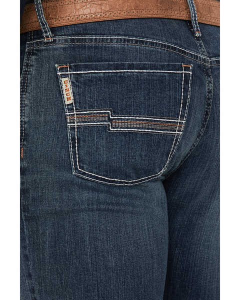 Image #4 - Cinch Men's Jesse Dark Wash Slim Straight Performance Jeans, Indigo, hi-res