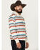 Image #2 - Hooey Men's Mesa Serape Striped Hooded Sweatshirt, , hi-res