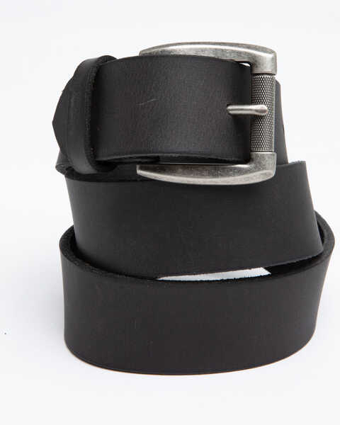 Hawx Men's Black Plain Roller Buckle Work Belt, Black, hi-res