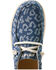 Image #4 - Ariat Women's Hilo Denim Leopard Print Casual Shoes - Moc Toe, Blue, hi-res