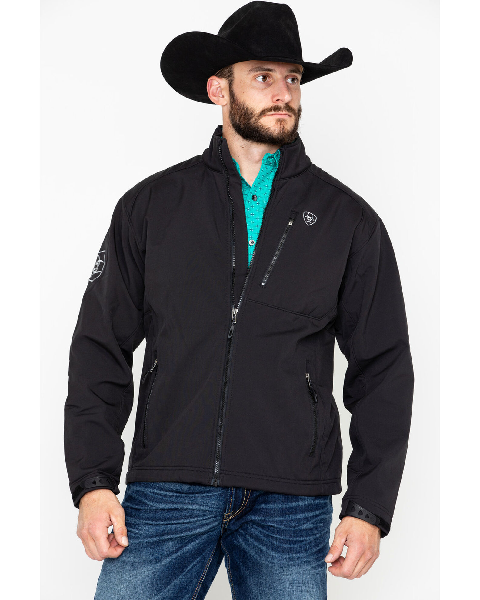 Ariat Men s Black Logo 2.0 Softshell Jacket