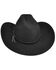 Image #3 - Bailey Western Dynamite 2X Felt Cowboy Hat, Black, hi-res