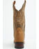 Image #5 - Dan Post Women's Jillian Western Boots - Broad Square Toe, Tan, hi-res