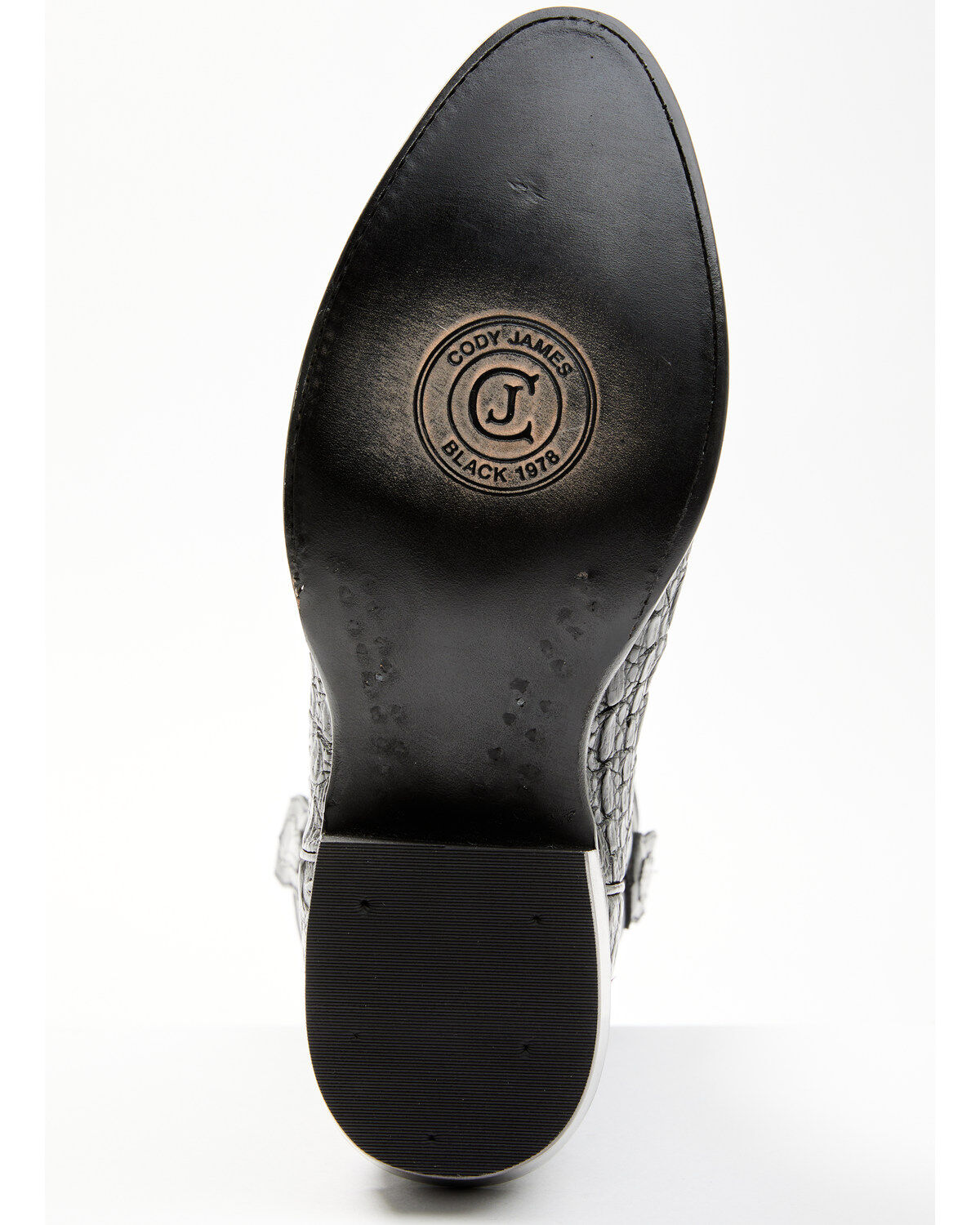 Image #7 - Cody James Black 1978® Men's Chapman Exotic Caiman Belly Western Boots - Round Toe, Black, hi-res