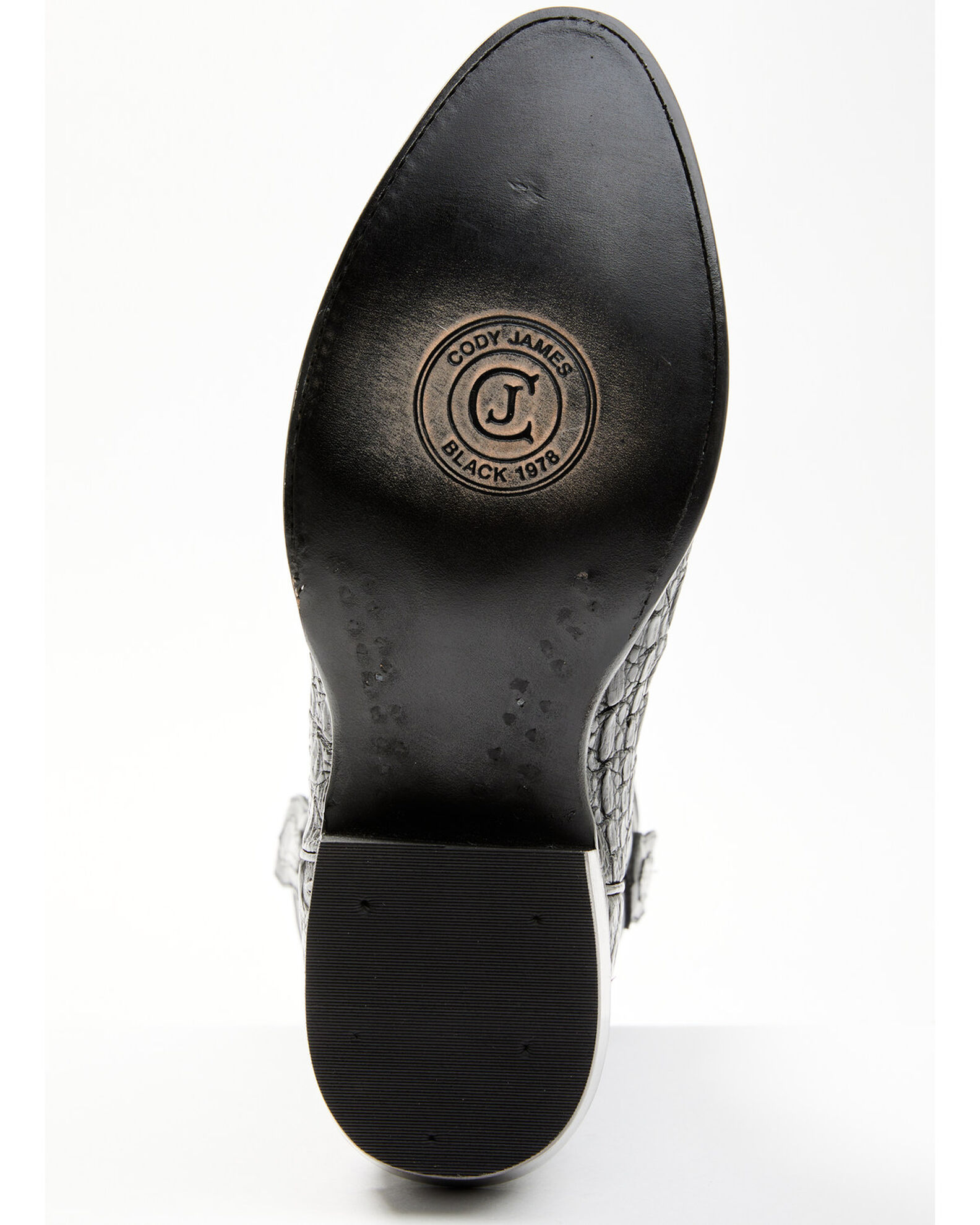 Image #7 - Cody James Black 1978® Men's Chapman Exotic Caiman Belly Western Boots - Round Toe, Black, hi-res