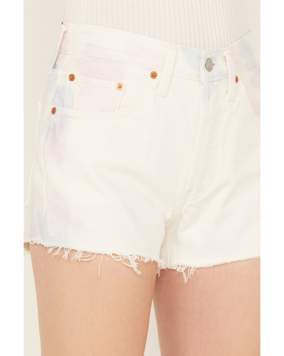 Image #2 - Levi's Women's Tie Dye 501 Original Denim Shorts, , hi-res