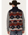 Cinch Men's Quilted Southwestern Print Vest, Blue, hi-res